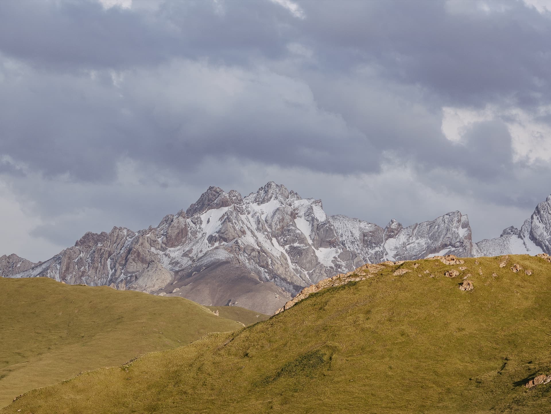 Riders in Kyrgyzstan valley