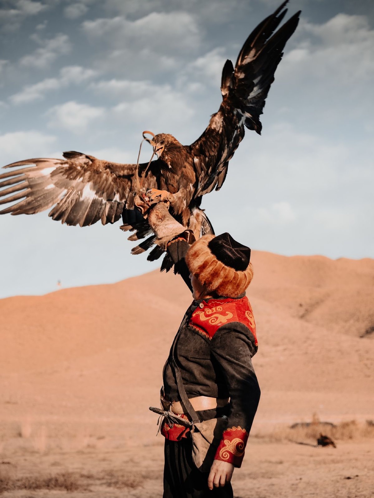 Kyrgyz eagle hunter